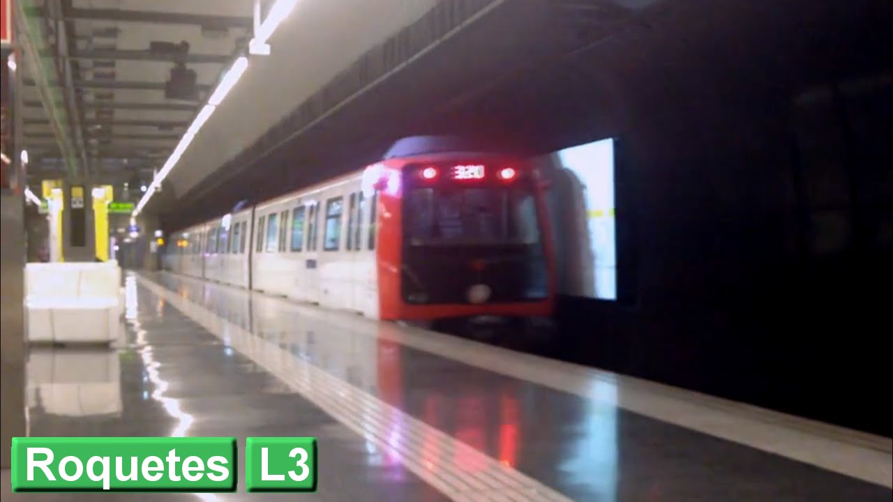 Roquetes L3 : Metro de Barcelona (TMB 3000 - 5000) - YouTube