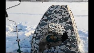 Простой обогрев в палатку для зимней рыбалки.