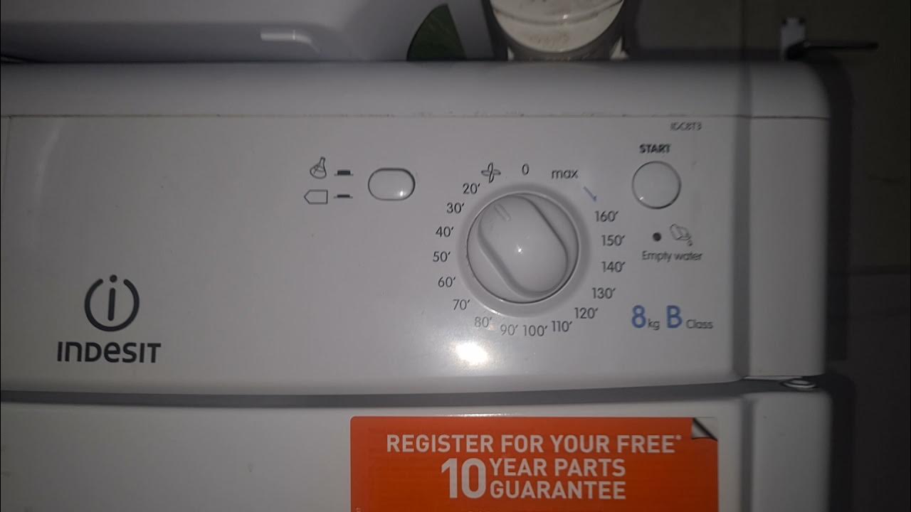 Indesit IDC8T3 Tumble Dryer 40 30 minutes YouTube