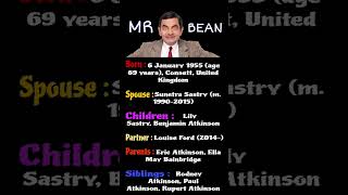Celebrity MR. BEAN BIOGRAPHY 2024 #trending #viral #ytshorts #shorts Net Worth