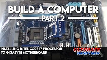 installing intel core i7 processor to gigabyte motherboard