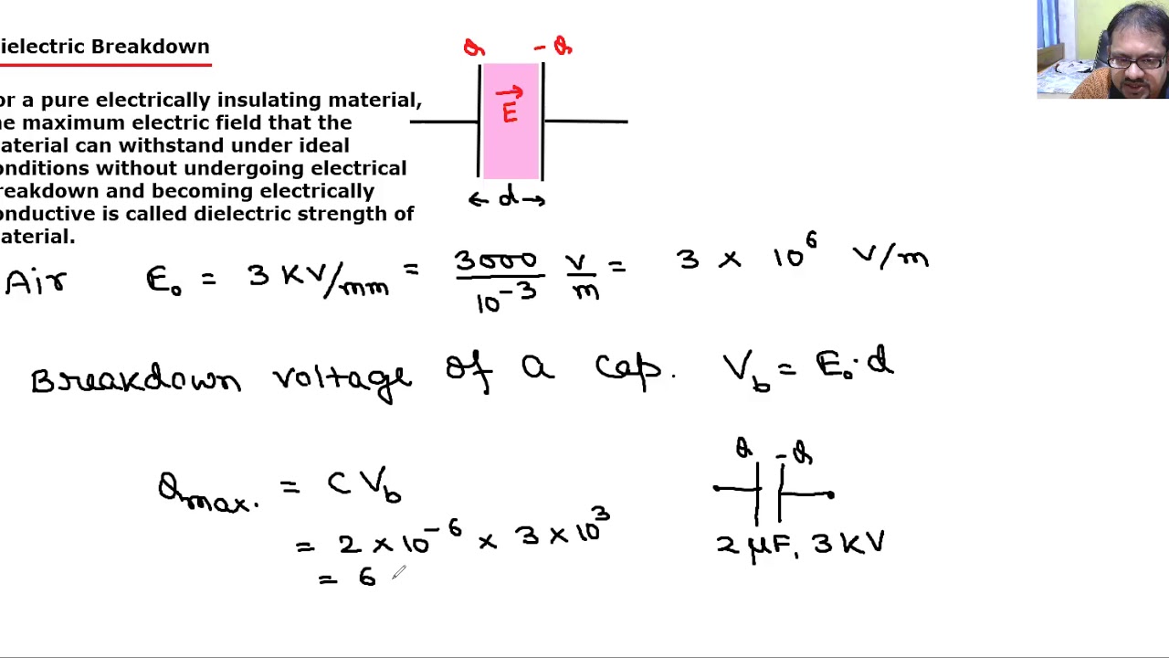 Capacitance Lecture 15 Dielectric Breakdown YouTube