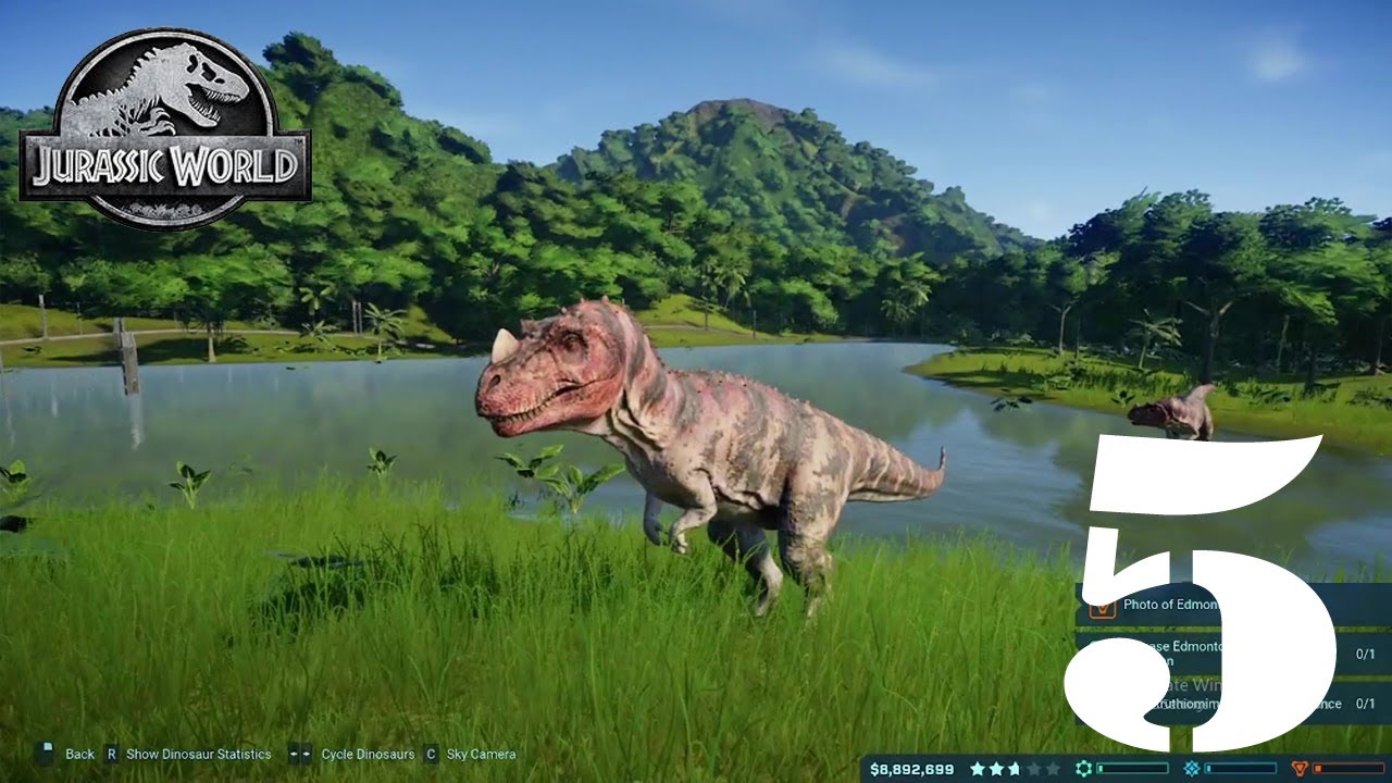 Jurassic world evolution gameplay walkthrough part 5 - YouTube