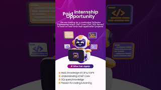 🚀 We’re Hiring: Software Engineering Intern | .NET Core | C# | SQL Server | Paid | Noida/Remote 💼