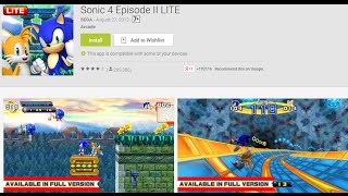 Sonic the Hedgehog 4 Episode II Lite