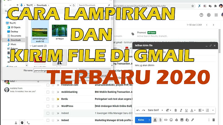 Cara melampirkan file di gmail lewat hp