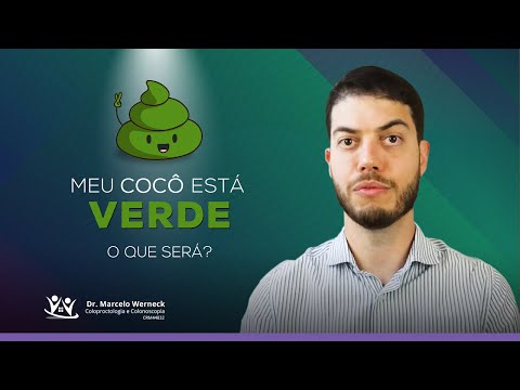 Vídeo: Por que meu cocô está completamente verde?