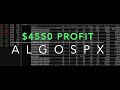 LIVE Day Trading SPX 0DTE. $4550 Profit in one day!