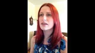 Julie Notwicz singing "Don't Miss You At All"