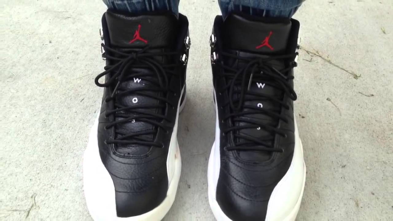 retro 12 low on feet