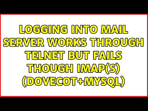 Logging into mail server works through telnet but fails though imap(s) (Dovecot+MySQL)