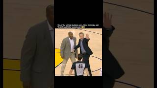 Steve Kerr had enough😭💀