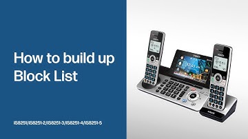 Build up the Block List - VTech IS8251