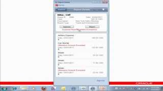 JD Edwards EnterpriseOne Mobile: Expense Management Demo