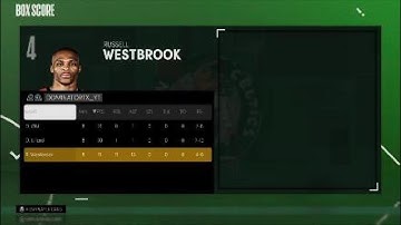 NBA 2K21 MyTeam PS5 8 MINUTES Triple Double Easy Fast Evolution Dark Matter Russell Westbrook