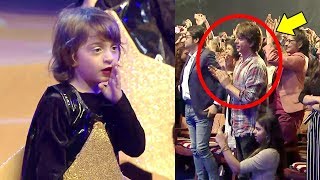 SRK's Son Abram Khan's CUTE Dancing Video At School Shahrukh \& Daughter Suhana Cheering | abram khan