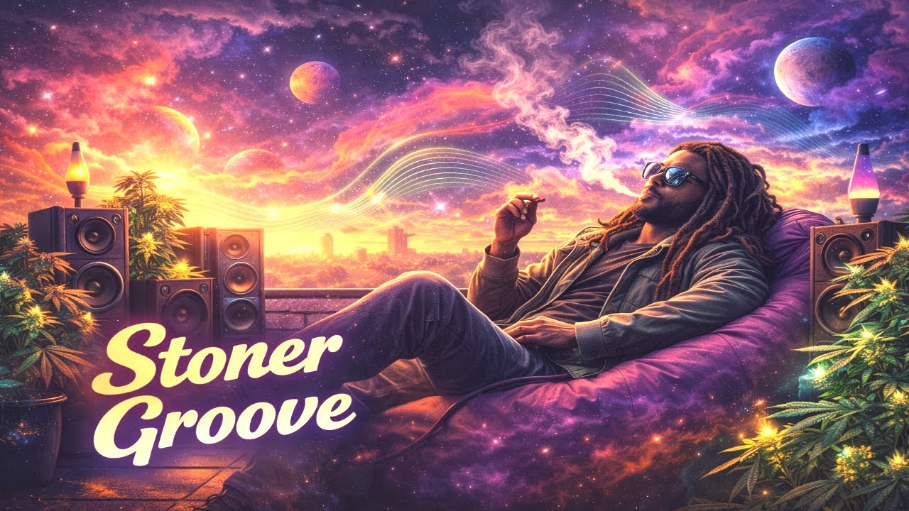 Stoner Groove & Cosmic Dub 🌌 Aesthetic Music for Night Drives
