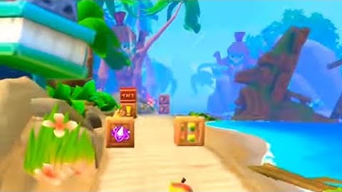 Crash Bandicoot On The Run Part 53: BEACH JUNGLE GAMEPLAY, NEW BOSSES SPOTTED (NEW)