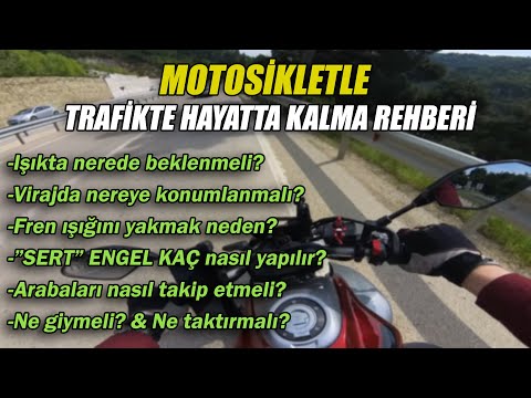Trafikte Hayatta Kalma Rehberi  | #motovlog #motovlogger #motor #motorbike #motosiklet