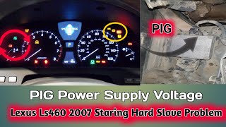 C1552 Starring Not Working | Lexus ls460 | PIG Power Supply Voltage | EMPS Starring Problem | 2021