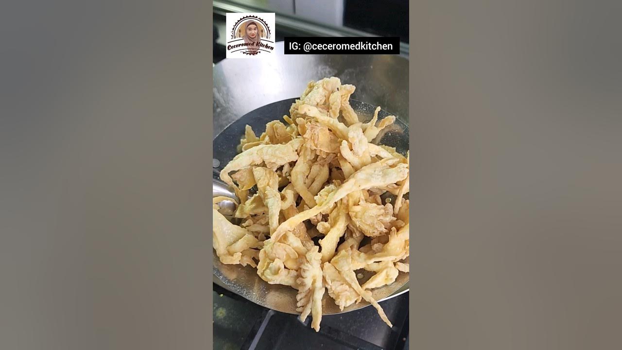 Kriyuk dan Mirip Ayam, Jamur Goreng Krispi #shorts Kriyuk dan Mirip Ayam, Jamur Goreng Krispi #shorts
