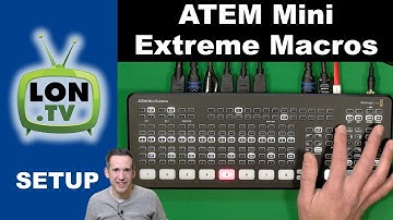 ATEM Mini Extreme - How To Use Macro Buttons for Virtual Sets