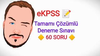 Ekpss Genel-Görme-İşitme-2 Ortaöğretimlise Tamami Çözümlü 60 Soruluk Deneme Sınavı