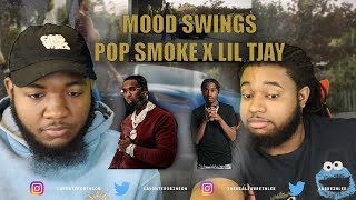 POP SMOKE - MOOD SWINGS ft. Lil Tjay (Visualizer) REACTION !!!