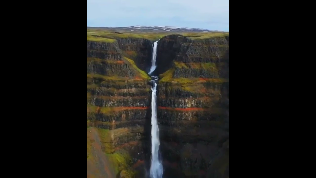 Strútsfoss Waterfall 🏞️ in Austurland, East Iceland #shorts — Strútsfoss — video poster