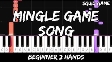 Squid Game - Mingle Game Song "Round and Round" - Easy Beginner Piano Tutorial - For 2 Hands