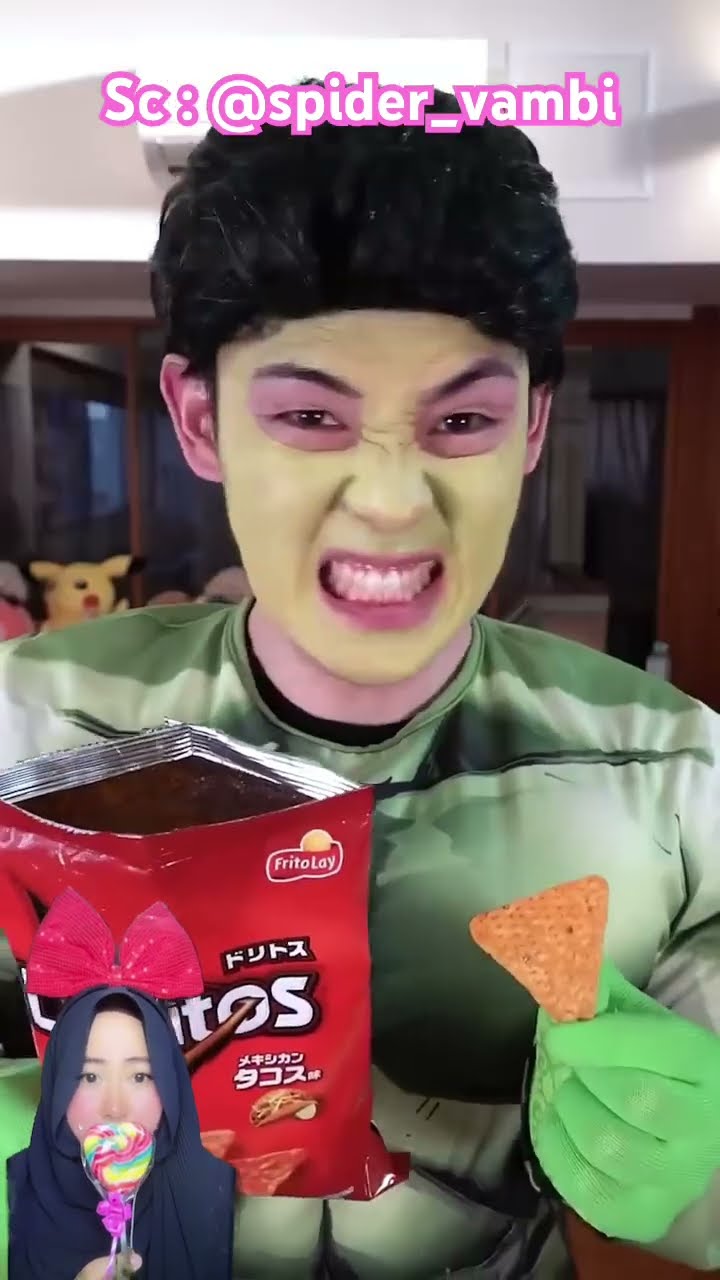 PIKA DI LARANG MAKAN JAJAN sama Hulk ⁉️tapi Pika Gak Mau Kalah ? @spider_vambi #shorts #funny