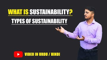 What is Sustainability and Types of Sustainability? Urdu / Hindi