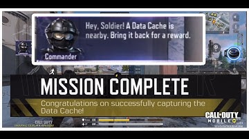 Mission Reward. Capture Data Cache
