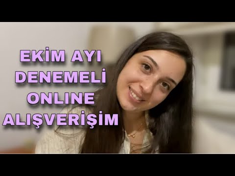 DENEMELİ ALIŞVERİŞ EKİM AYI TRENDYOL ONLINE ALIŞVERİŞİM ✨🛒🛍