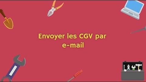 [Ancienne version] Comment envoyer les CGV par e-mail avec BatiChiffrage Devis-Factures ?