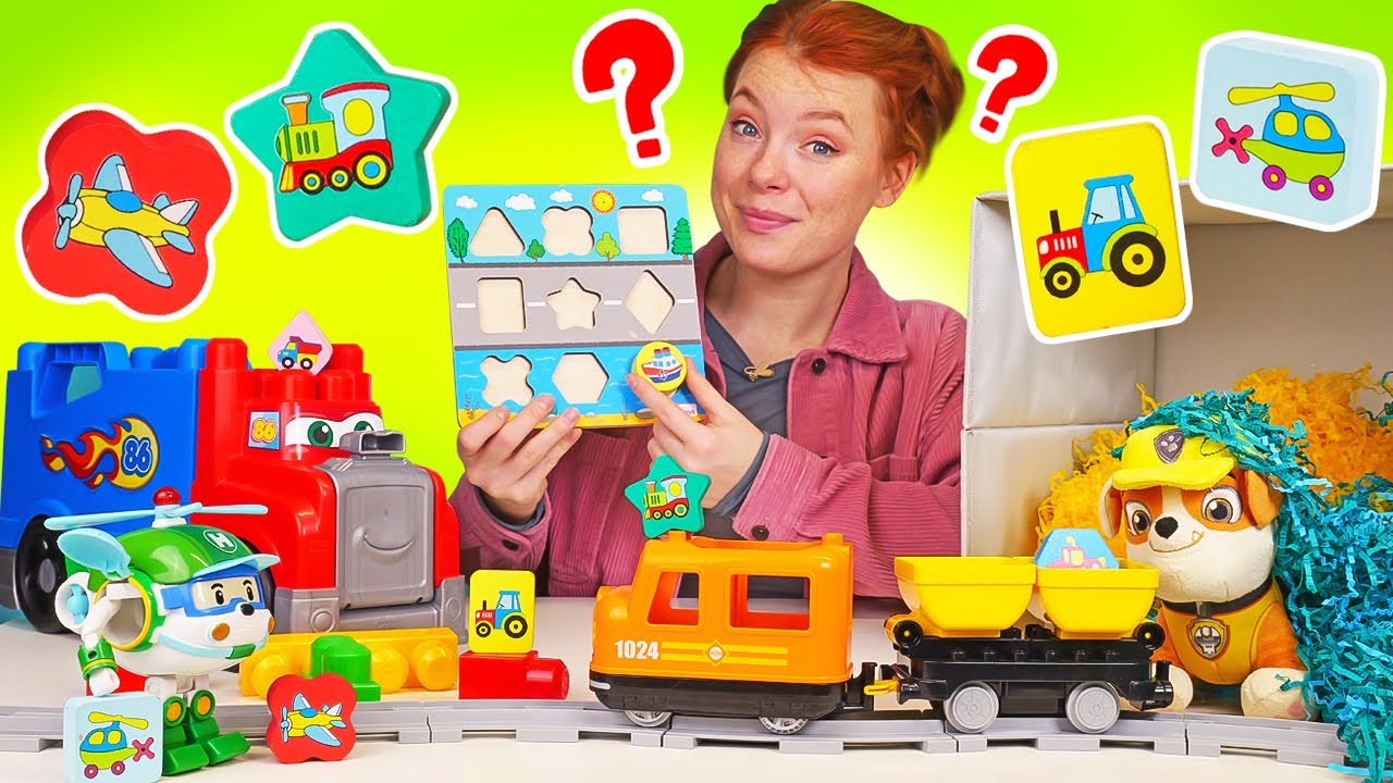 Lehrreiches Video für Kinder mit Irene und Rubble von der Paw Patrol 🐶 Wir machen ein Puzzle