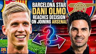 Barcelona star Dani Olmo reaches decision on joining Arsenal #arsenal #football #premierleague
