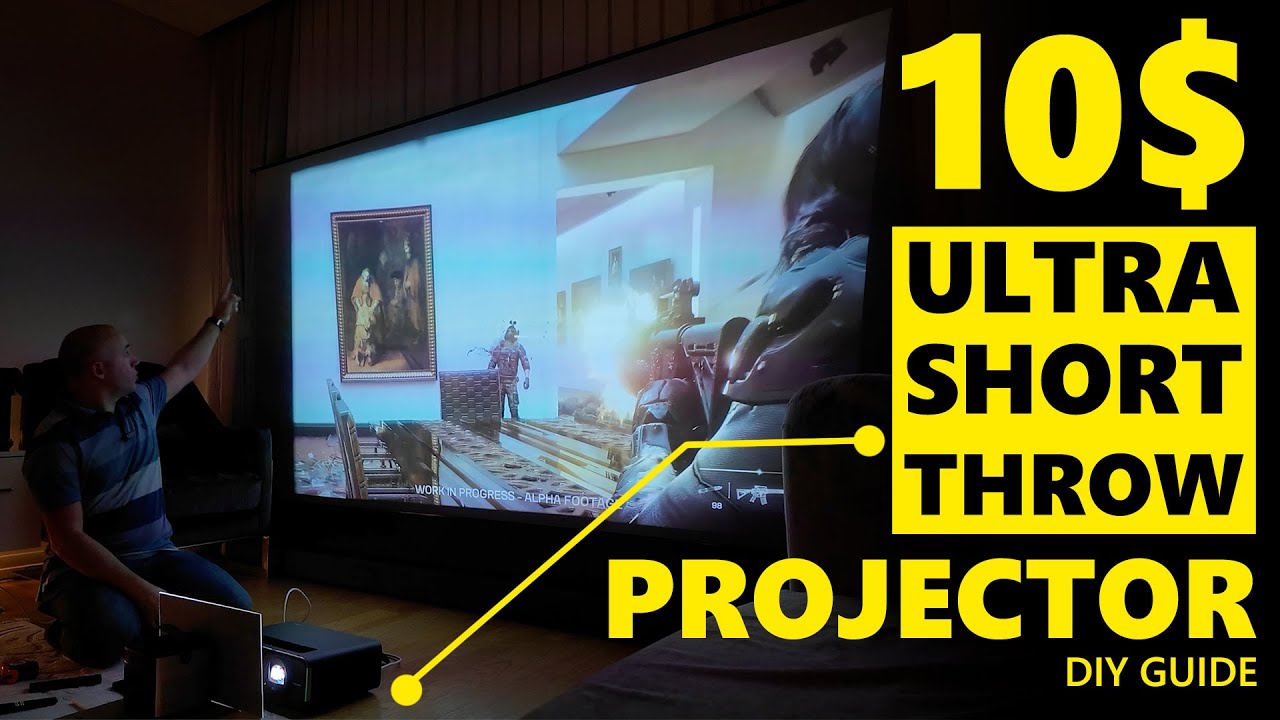 Testing the Cheapest Ultra Short Throw Projector - YouTube