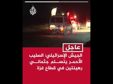 الجيش الإسرائيلي: الصليب الأحمر يتسلم جثماني رهينتين في قطاع غزة