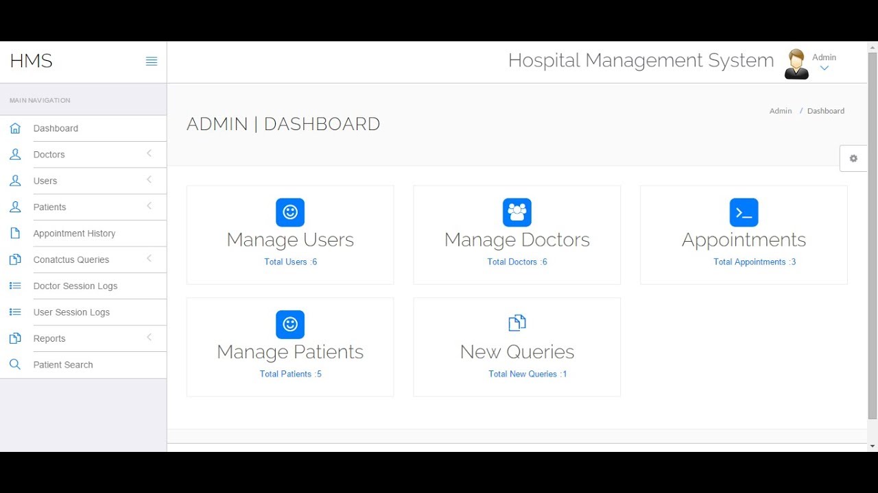 hospital management system php source code