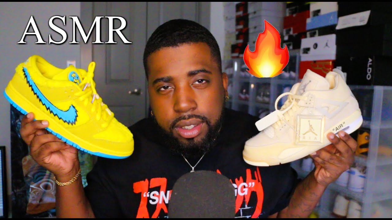 ASMR - NEW EXPENSIVE SNEAKERS I'VE ADDED TO MY COLLECTION 👟🔥 - YouTube