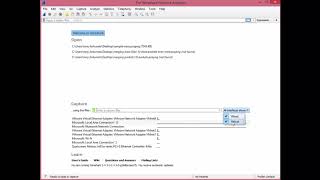 Wireshark Interface Configuration Wireshark Interface Configuration