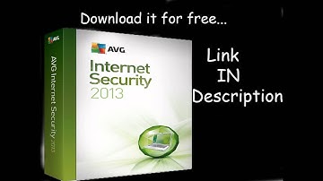 AVG Internet Security 2013 full version free download