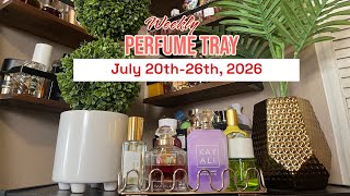 🌃 WEEKLY PERFUME TRAY 🌃 Layering Combinations | Smell amazing all week 💫