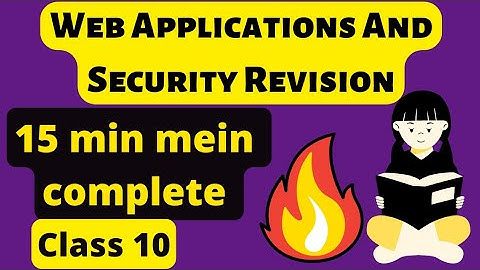 Term 2 Information Technology Code-402 Web Application And Security Complete Revision Class 10