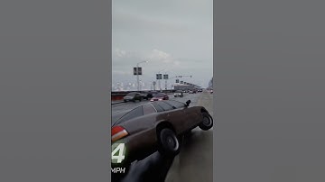 Car rollover in the city - Matrix Awakens car crash gameplay Playstation 5 UE5