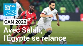 CAN 2022 : l'Égypte se relance, Salah offre la victoire face à la Guinée-Bissau • FRANCE 24