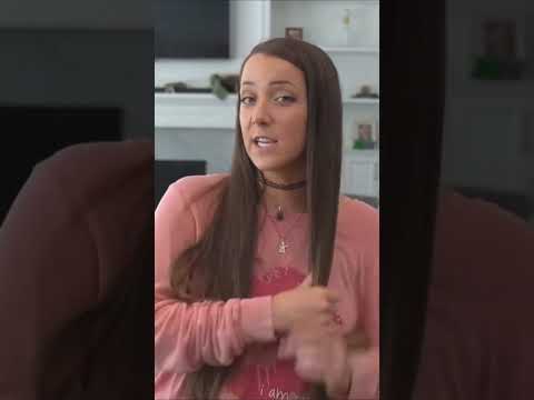 Как самой ровно подстричь кончики волос #shorts