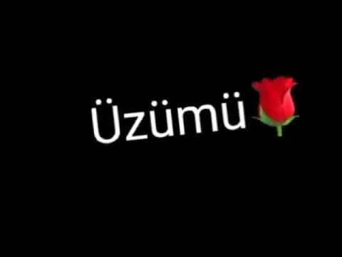 qaytar sən gülər üzümü/qara yazılı video/status videosu/WhatsAPP üçün video