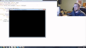 Kivy with Python tutorial Part 7 - Getting Mouse / Press / Touch Input